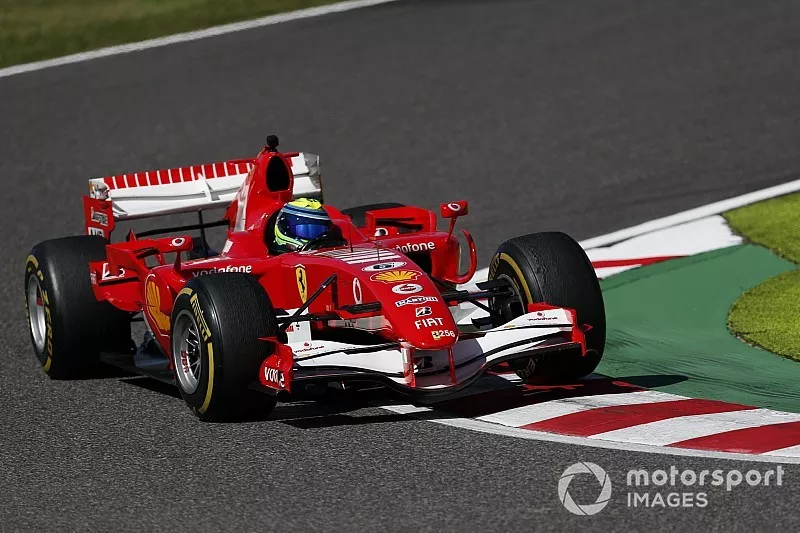 Felipe Massa, Ferrari at Legends F1 30th Anniversary Lap Demonstration