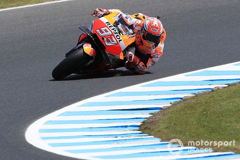 Marquez overwint lastige omstandigheden en pakt pole op Phillip Island