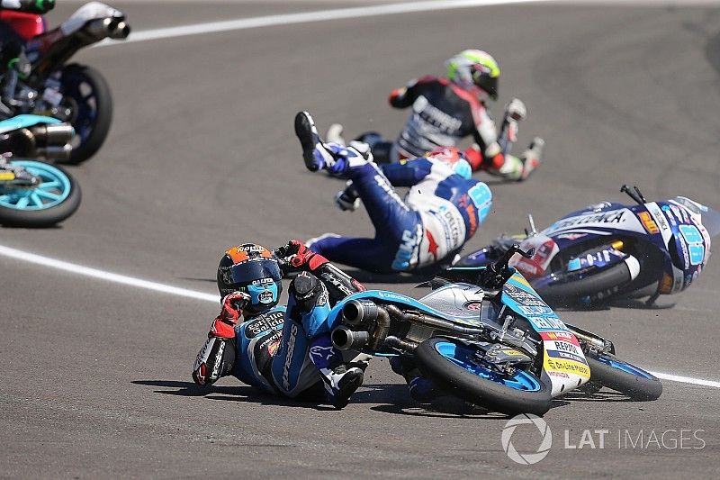 Aron Canet, Estrella Galicia 0,0, crash