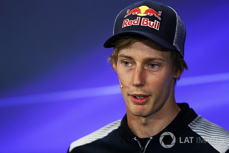 Brendon Hartley, Scuderia Toro Rosso en conferencia de prensa