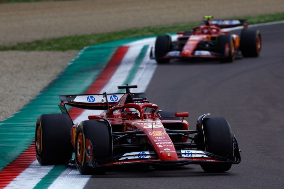 Charles Leclerc, Ferrari SF-24, Carlos Sainz, Ferrari SF-24