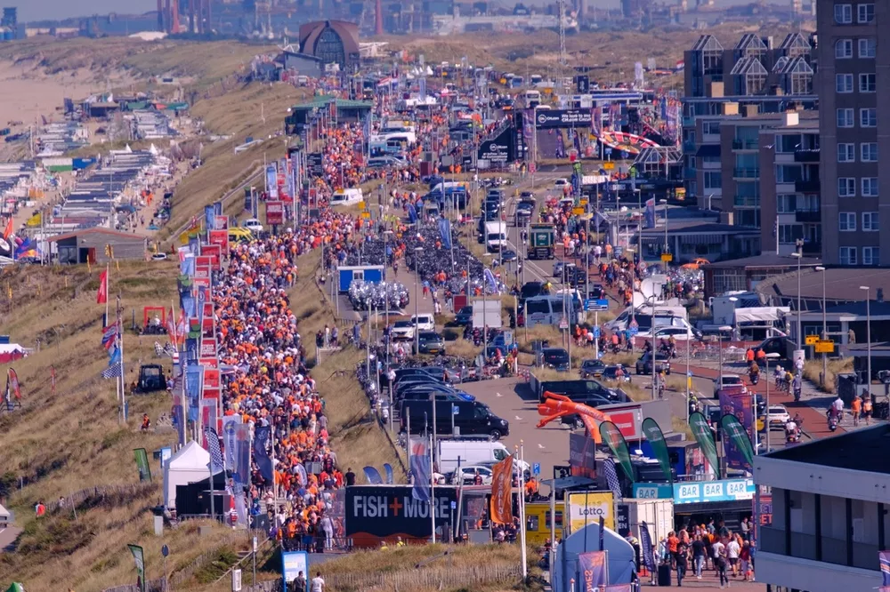 Fans in Zandvoort
