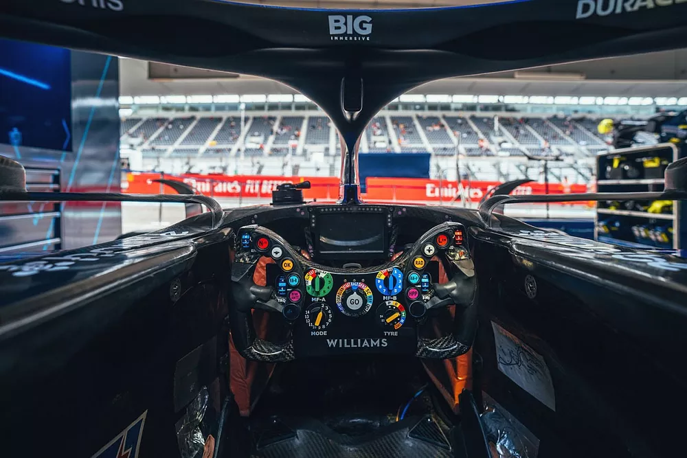 Williams Racing FW44 cockpit