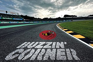鈴鹿サーキット Ｆ1 ピンバッジ　12種14品 鈴鹿のターン2縁石が”ミツバチ”色に！ ベッテルの生物多様性