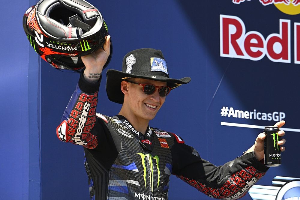 Podio: tercer lugar Fabio Quartararo, Yamaha Factory Racing