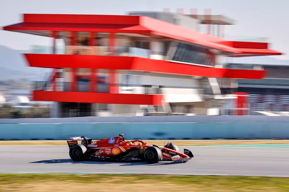Test de Pirelli en Barcelona