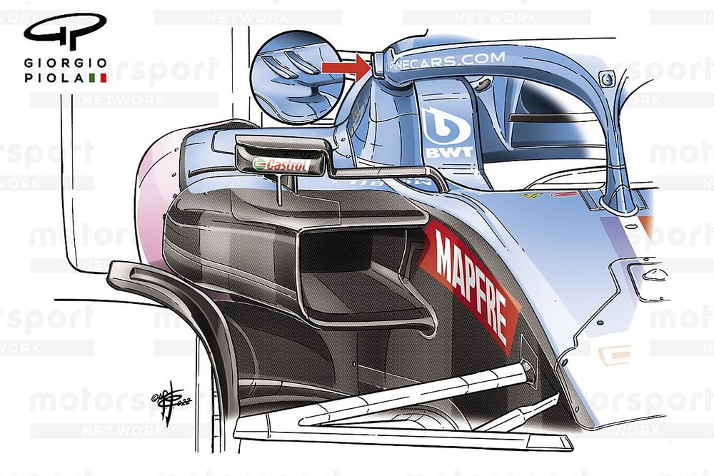 Lateral del Alpine A522