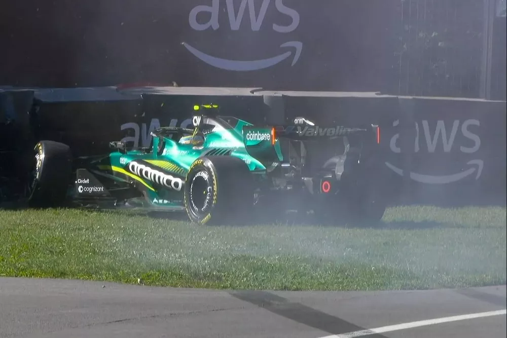 Accidente Alonso viernes Canad&aacute;