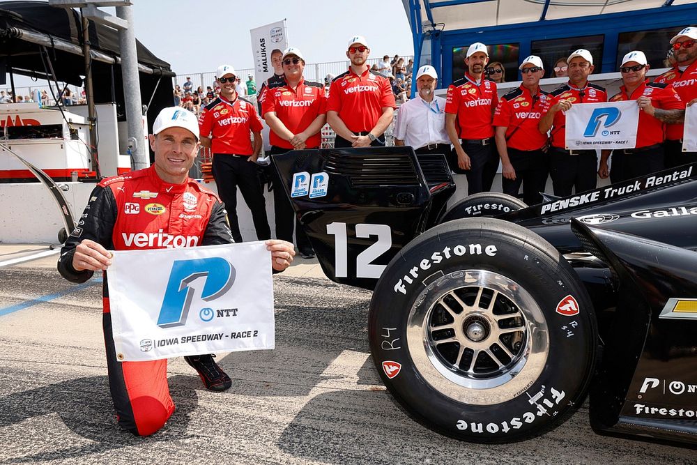 Ganador de la pole Will Power, Team Penske Chevrolet