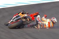V&iacute;deo: M&aacute;rquez, al suelo en la Pr&aacute;ctica del GP de Jap&oacute;n de MotoGP