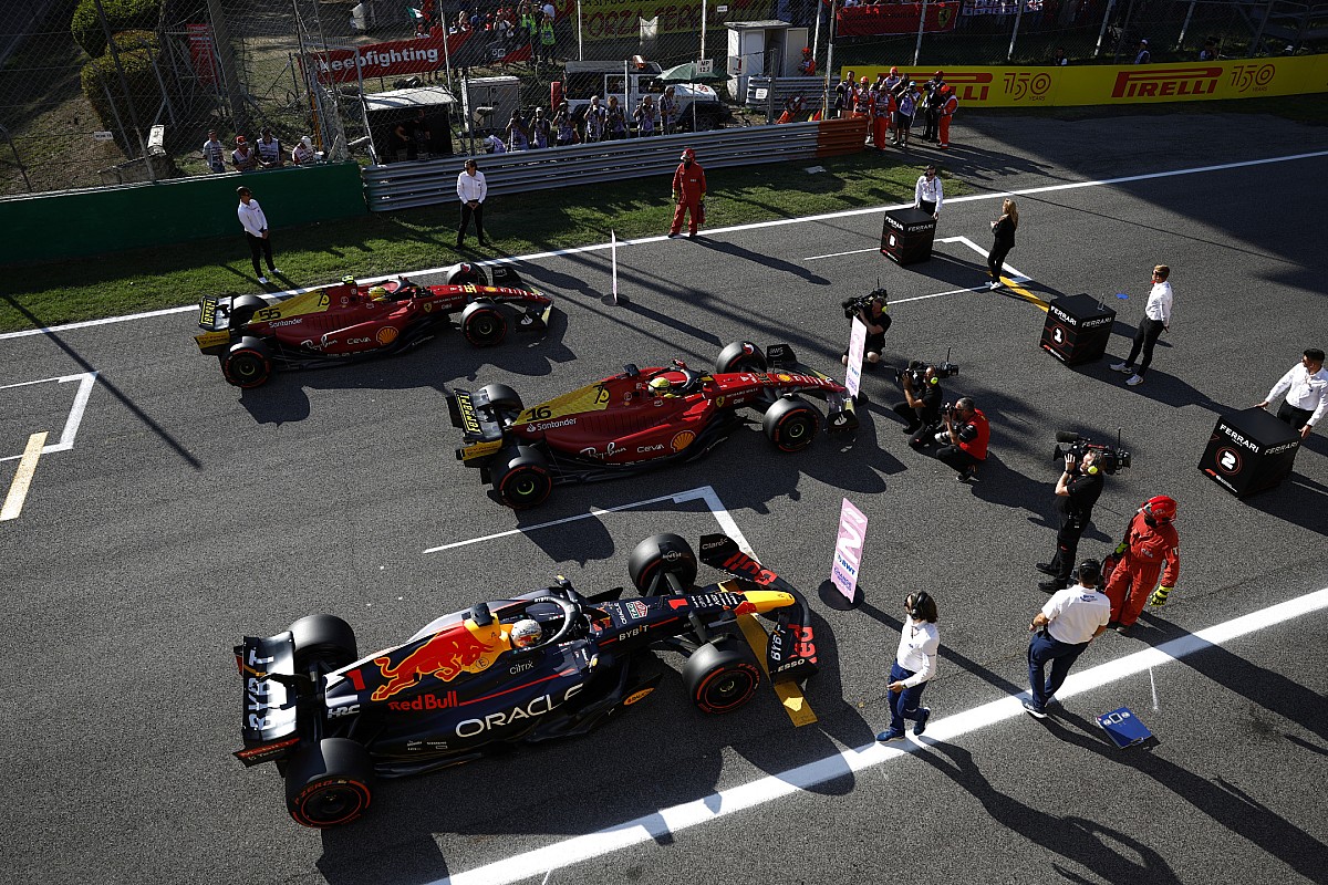 F1 2022 イタリアGP グリッドアクセスパス FIA publishes Italian GP starting grid as Verstappen starts