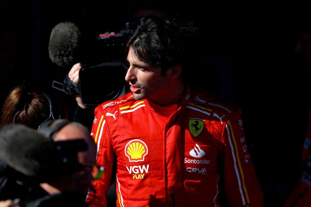 Carlos Sainz, Scuderia Ferrari, 1st position, in Parc Ferme