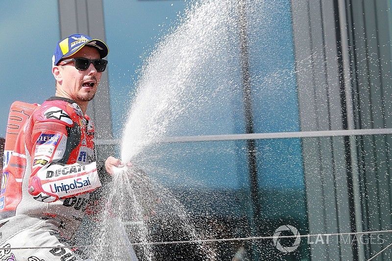 Ganador Jorge Lorenzo, Ducati Team