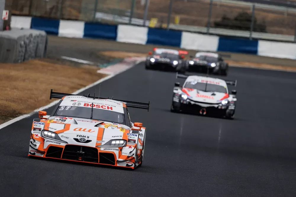 4連覇かかるau TOM'S GR Supra、“通常運転”のテスト最速。弱点を挙げる