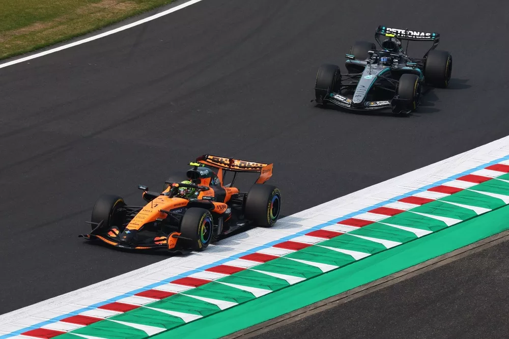 Andrea Kimi Antonelli, Mercedes, Lando Norris, McLaren