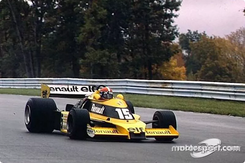 Renault enters Formula 1: Jean-Pierre Jabouille with Renault RS 01