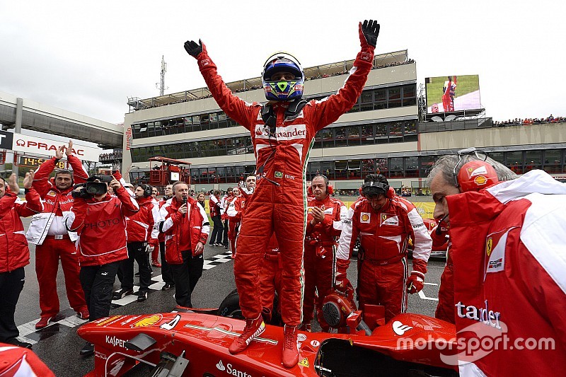 10 novembre 2013 : Massa célébré par Ferrari
