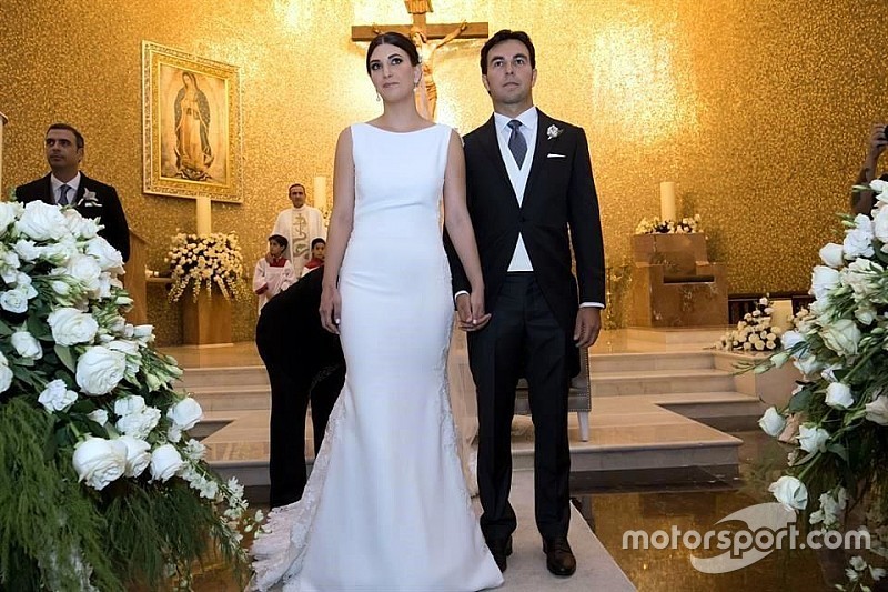 Sergio Pérez celebra su boda