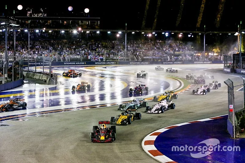Start zum GP Singapur 2017