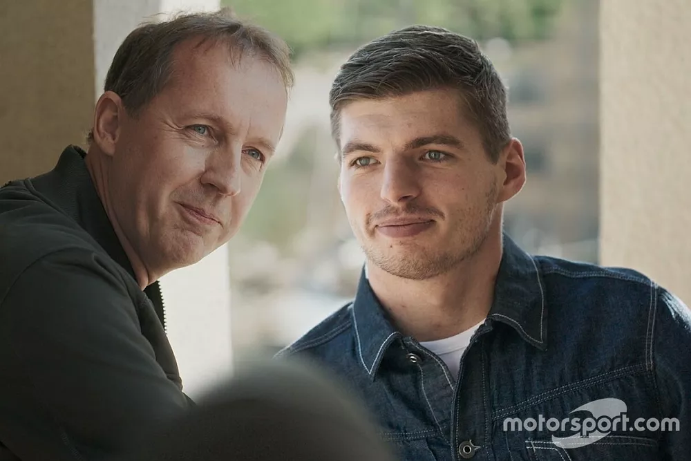 Max Verstappen en Edwin Evers