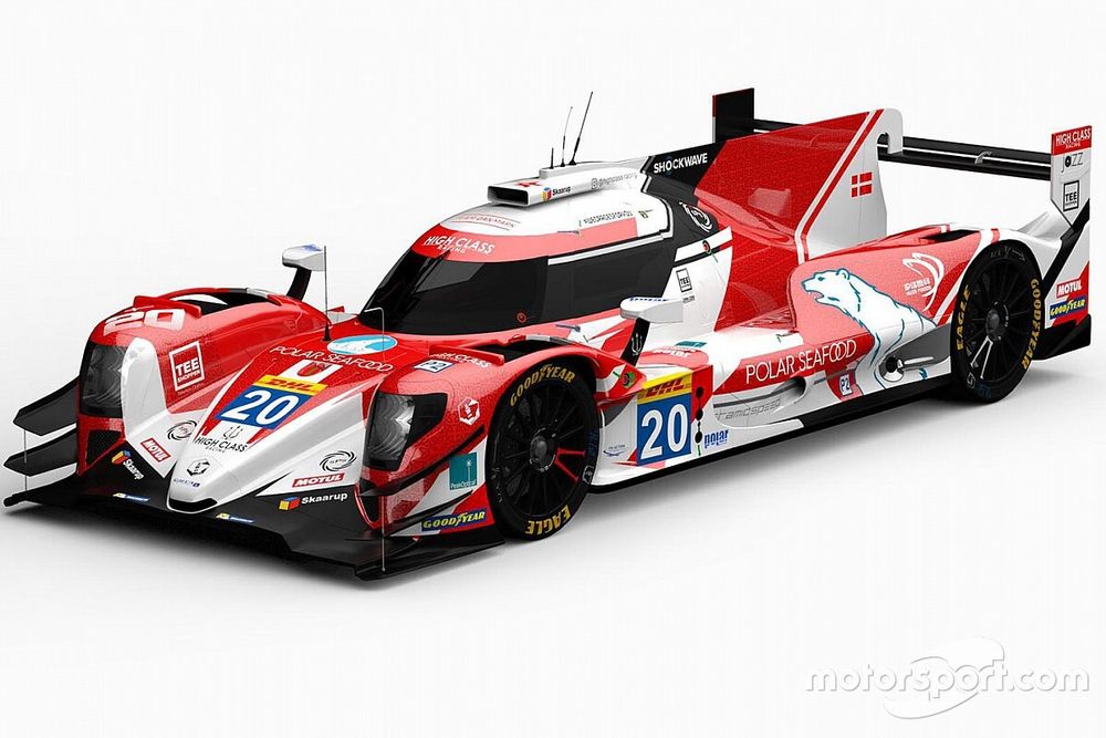 High Class Racing Oreca 07 LMP2: Jan Magnussen, Anders Fjordbach and Dennis Andersen