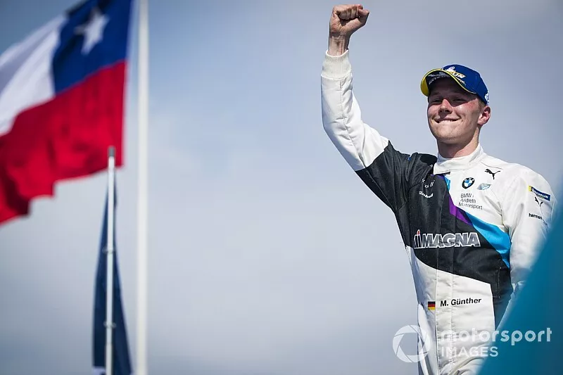 Podio: ganador de la carrera Maximilian G&uuml;nther, BMW I Andretti Motorsports