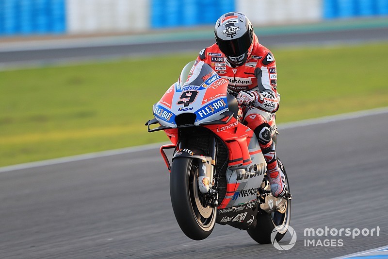 Petrucci leads Ducati 1-2 on first Jerez test day