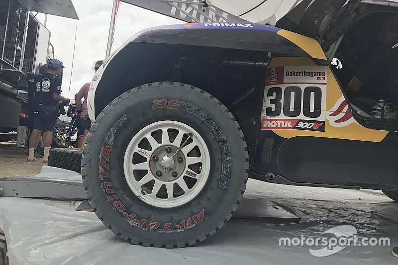 Válvula del sistema de inflado-desinflado del MINI X-RAID buggy Carlos Sainz