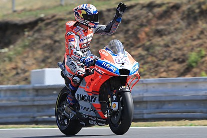 Dovizioso bevestigt favorietenrol in Brno tijdens warm-up