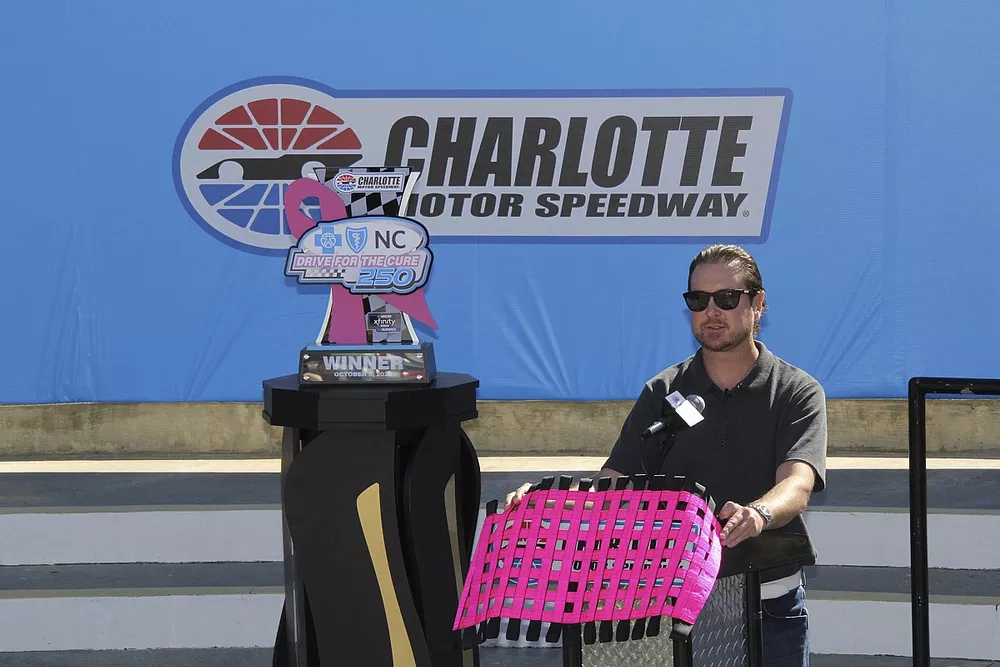 Kurt Busch makes his first public appearance
