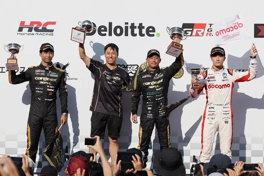 Yuhi Sekiguchi, Ryo Hirakawa, carenex TEAM IMPUL, Tadasuke Makino, DOCOMO TEAM DANDELION RACING
