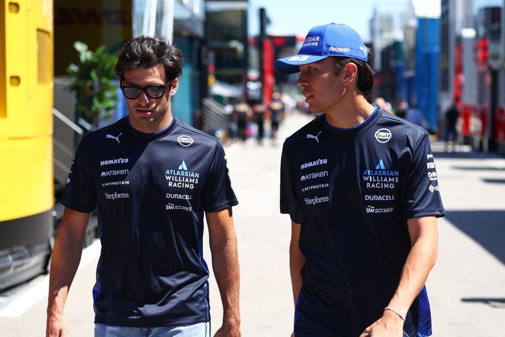 Carlos Sainz, Williams, Alexander Albon, Williams