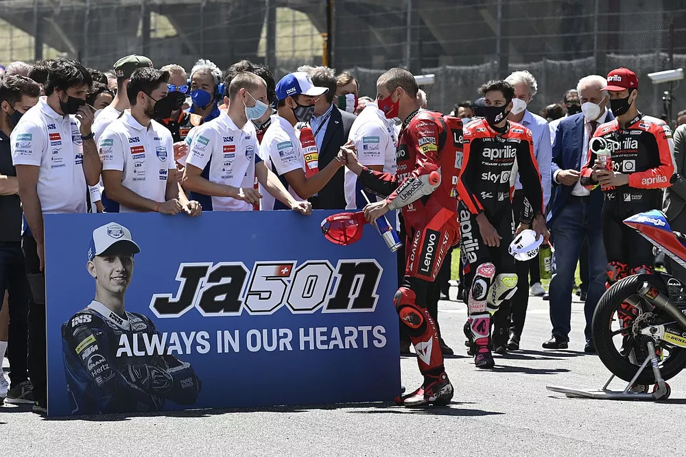 A minutes silence to remember Jason Dupasquier
