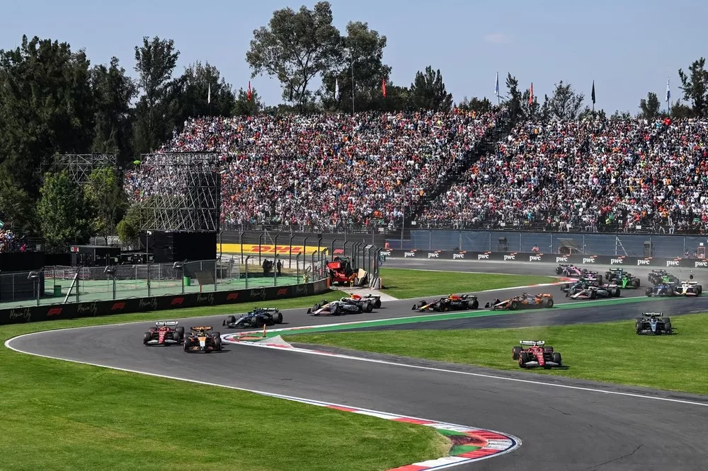 Charles Leclerc, Ferrari, Lando Norris, McLaren, George Russell, Mercedes