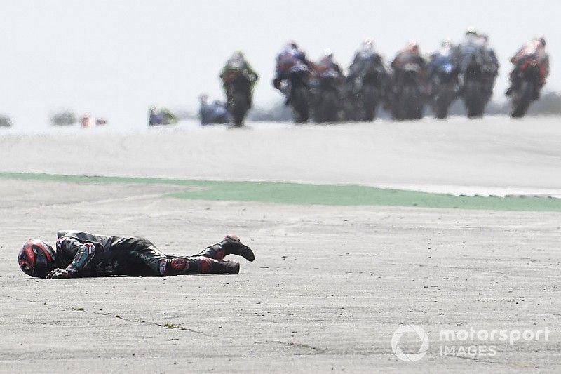 Fabio Quartararo, Petronas Yamaha SRT crash