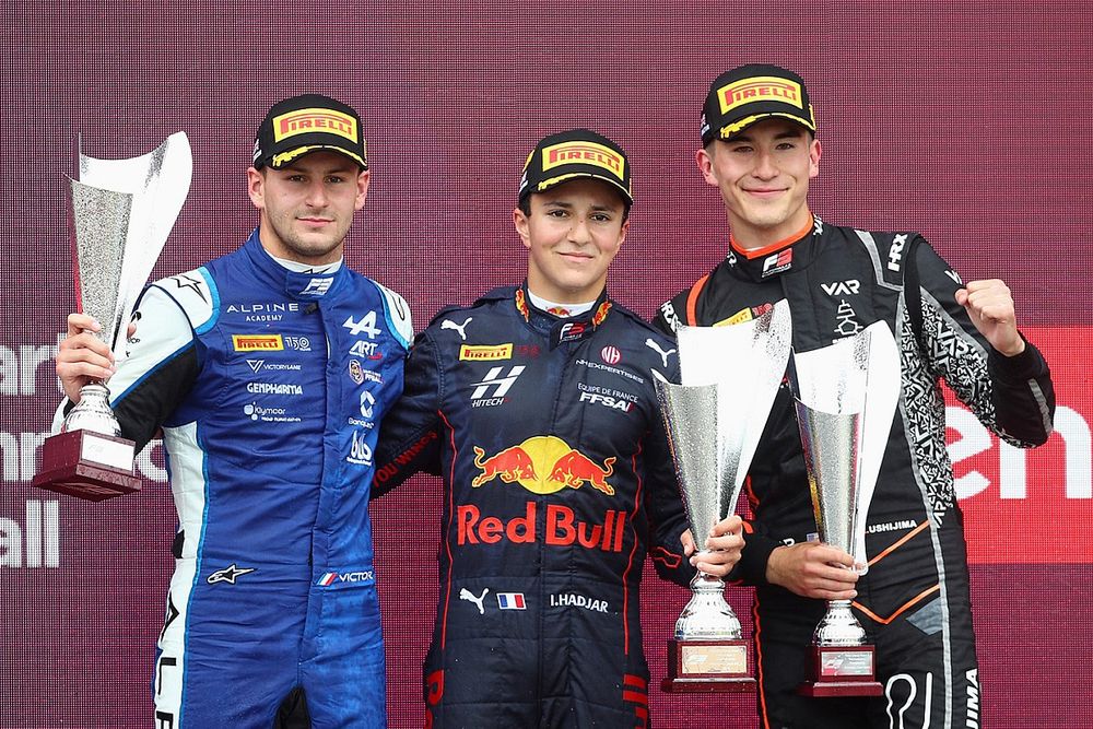 Isack Hadjar, Hitech GP, Victor Martins, ART Grand Prix, Reece Ushijima, Van Amersfoort Racing