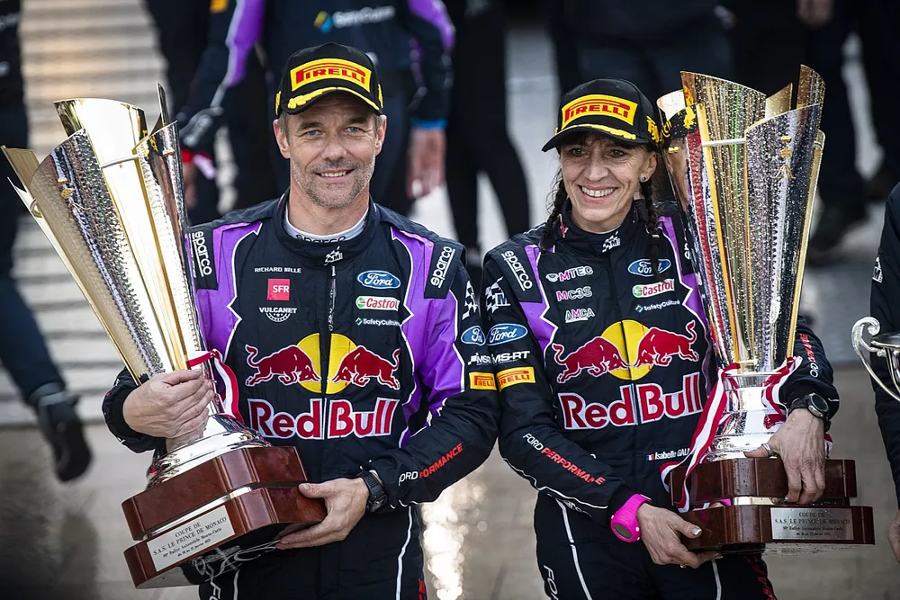 Los ganadores S&eacute;bastien Loeb, Isabelle Galmiche, M-Sport Ford World Rally Team Ford Puma Rally1