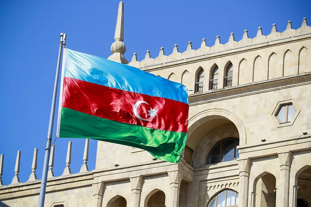 Vlag van Azerbeidzjan