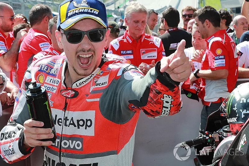 Race winner Jorge Lorenzo, Ducati Team