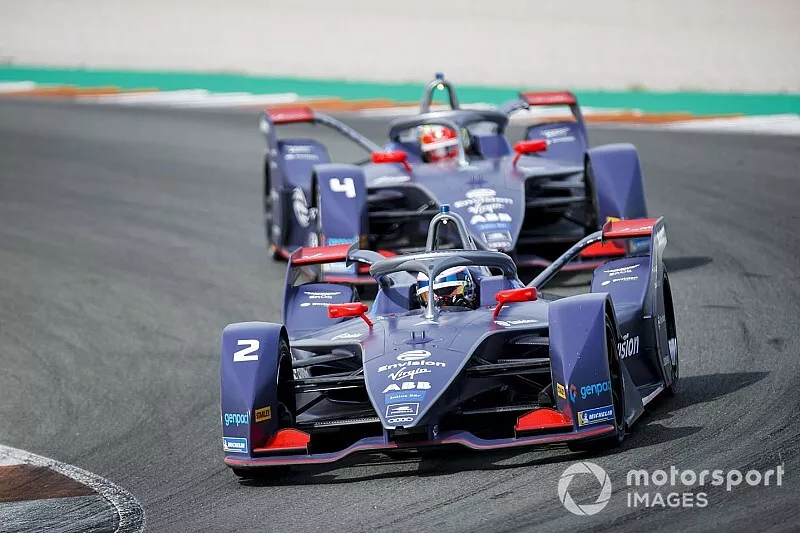 Sam Bird, Envision Virgin Racing, Audi e-tron FE06, Robin Frijns, Envision Virgin Racing, Audi e-tron FE06 