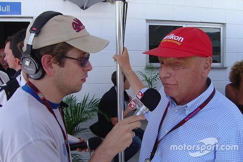 Felipe Motta e Niki Lauda