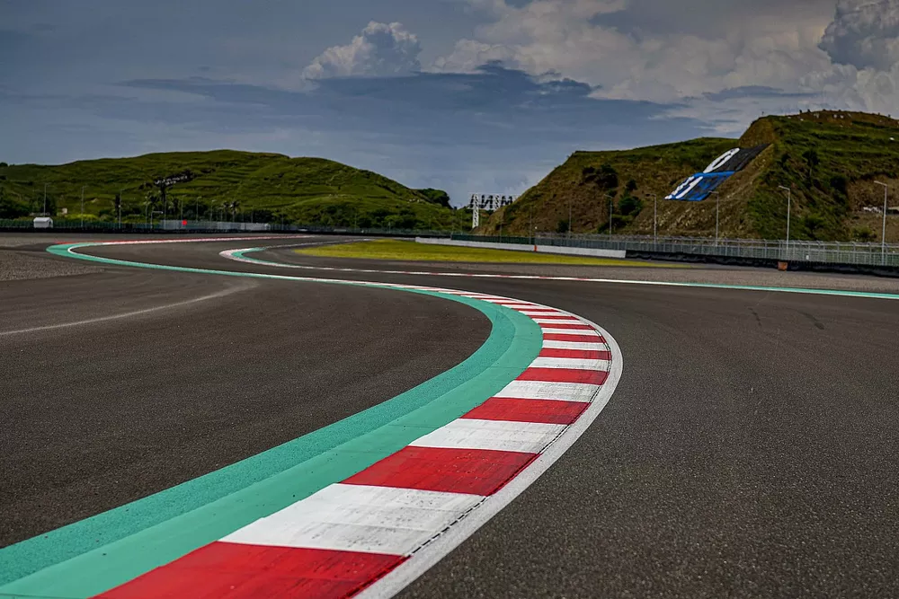 Aspectos de la pista de Mandalika