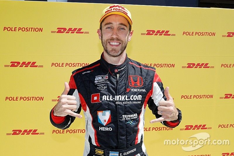 Pole sitter Esteban Guerrieri, ALL-INKL.COM M&uuml;nnich Motorsport Honda Civic Type R TCR