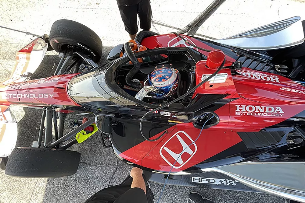 Indycar Hybrid Sebring test