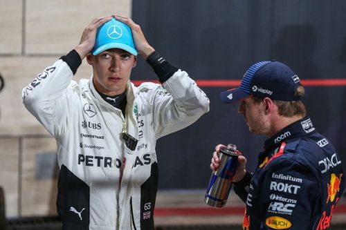 Russell revela una amenaza de Verstappen en el GP de Qatar