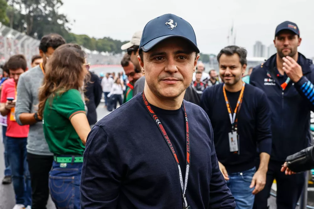 Felipe Massa on the grid