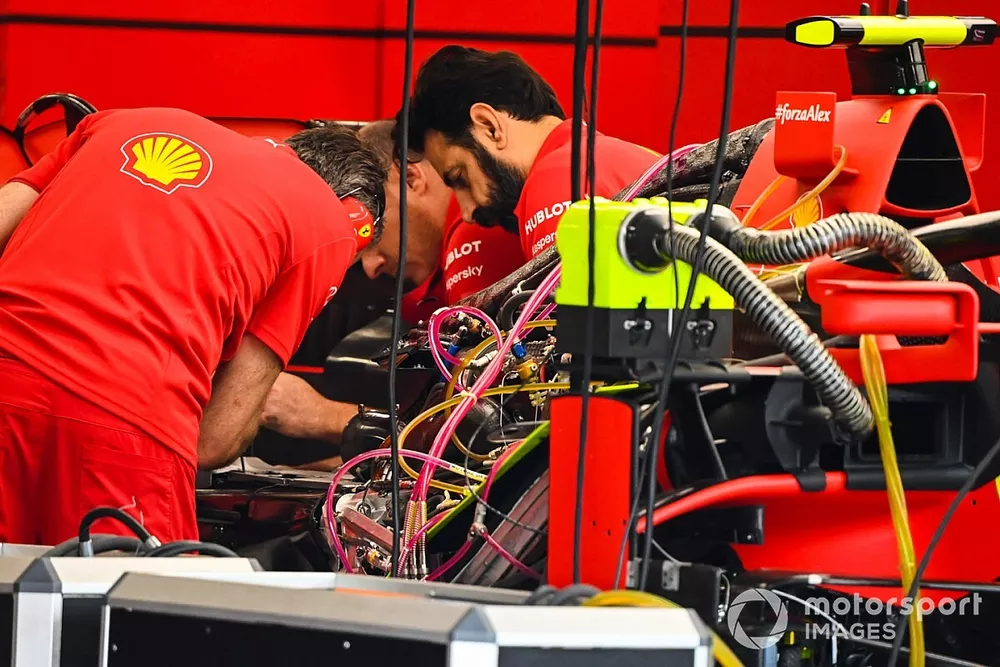 Detalles t&eacute;cnicos del Ferrari SF1000
