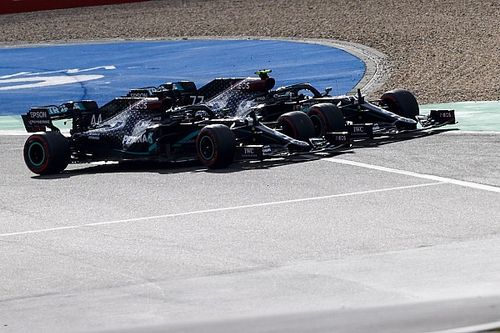 Wolff "enjoyed" Hamilton/Bottas fight at start of Eifel GP