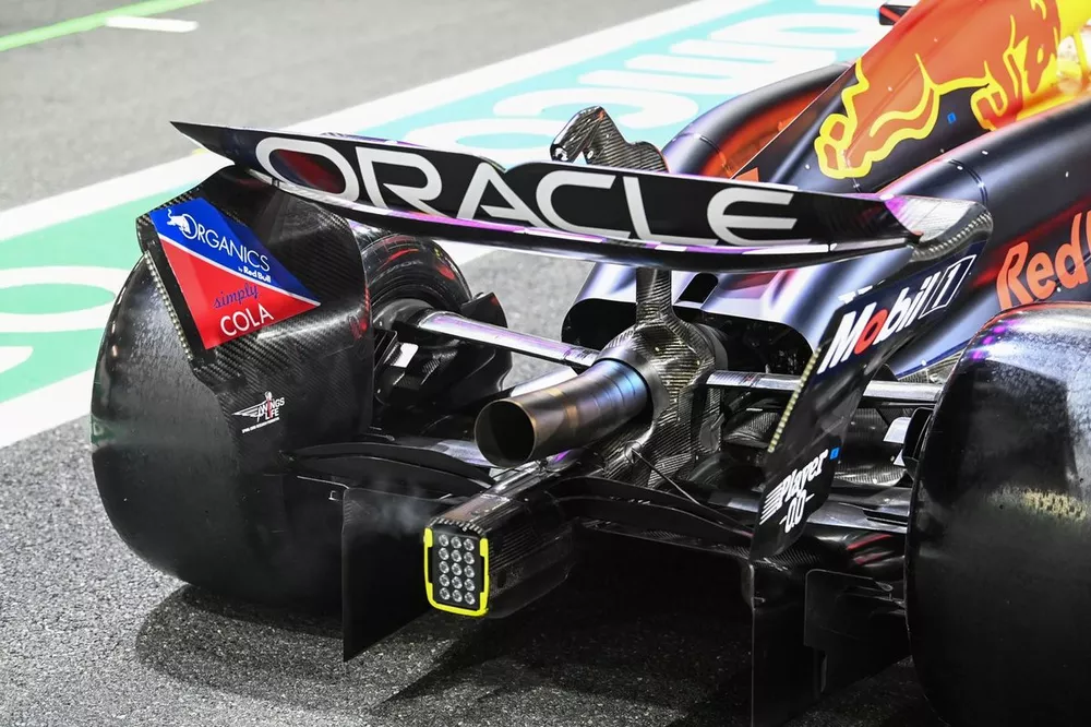 Tecnolog&iacute;a y difusor del Red Bull Racing RB20