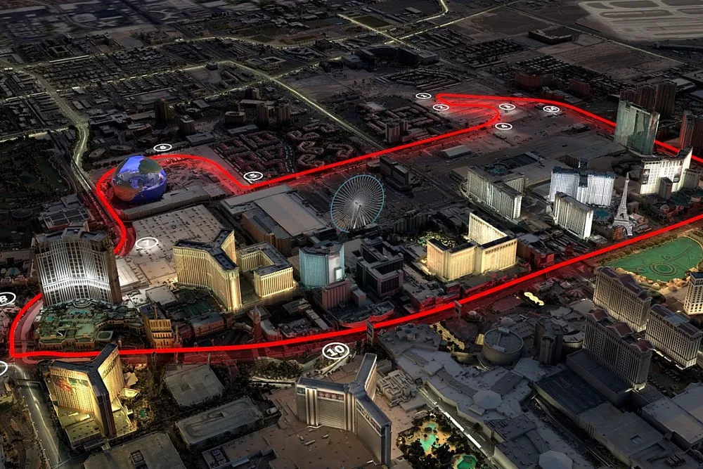 Las Vegas pist haritası